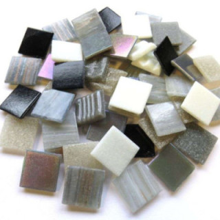 mix pâte de verre gris